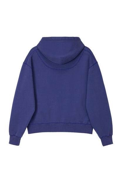 RETRO DAILY HOODIE BLUE