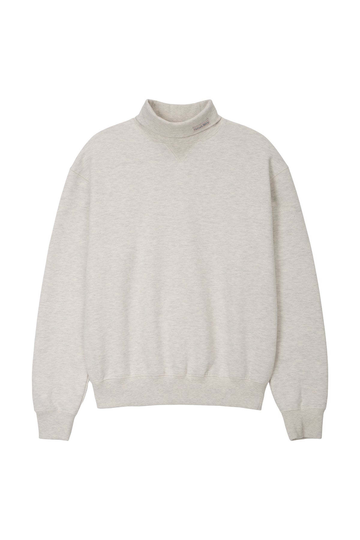 RETRO DAILY TURTLENECK SWEATSHIRT OATMEAL