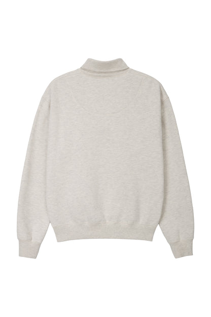 RETRO DAILY TURTLENECK SWEATSHIRT OATMEAL