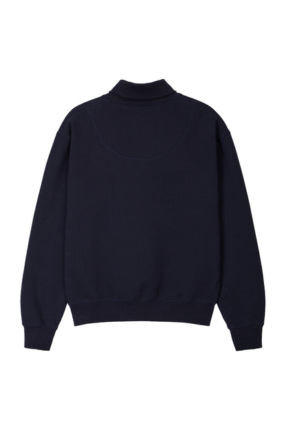 RETRO DAILY TURTLENECK SWEATSHIRT NAVY