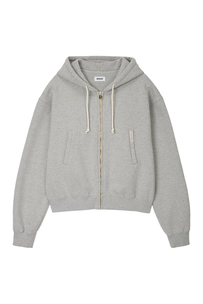RETRO DAILY HOODIE ZIP-UP GRAY