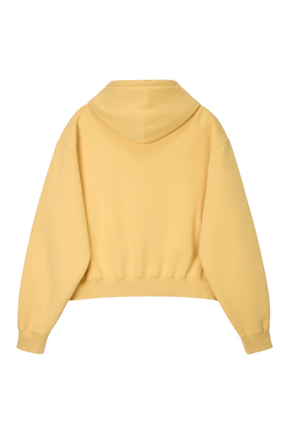 RETRO DAILY HOODIE ZIP-UP YELLOW(COMING SOON)