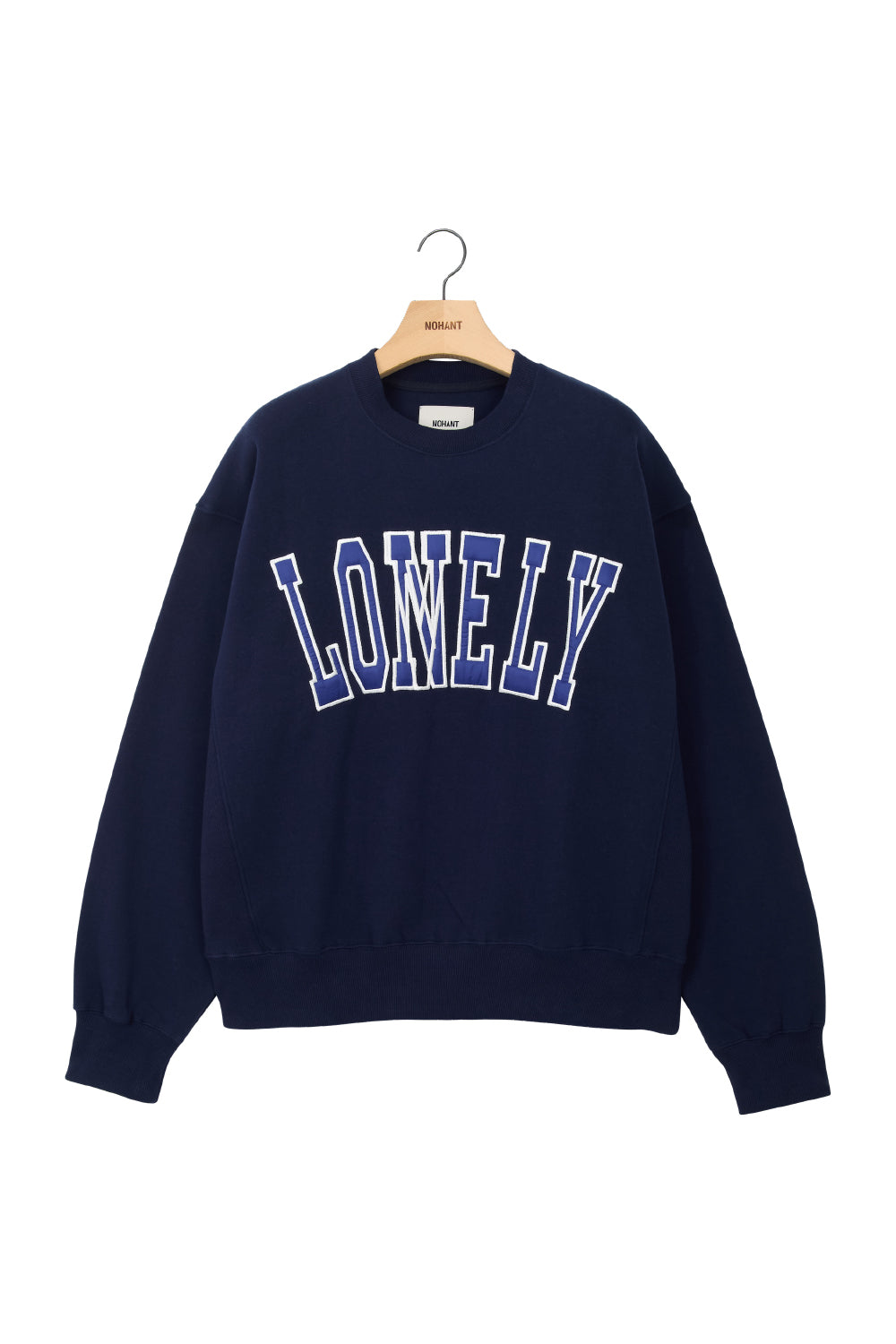 LONELY/LOVELY FLUFF SWEATSHIRT NAVY-BLUE