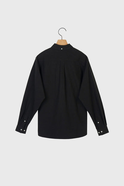 LOGO OXFORD SHIRT BLACK